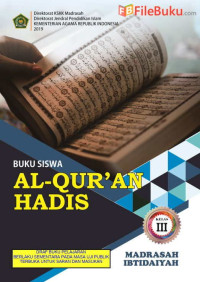Image of AL-QURÁN HADIS III K-13